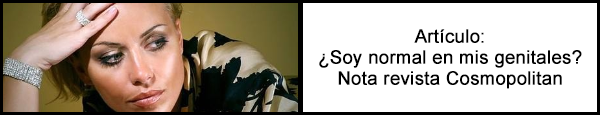 Soy normal en mis genitales
