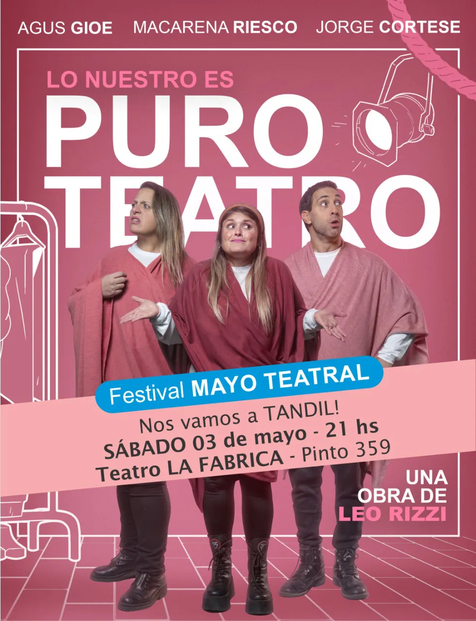 puro teatro. flyer